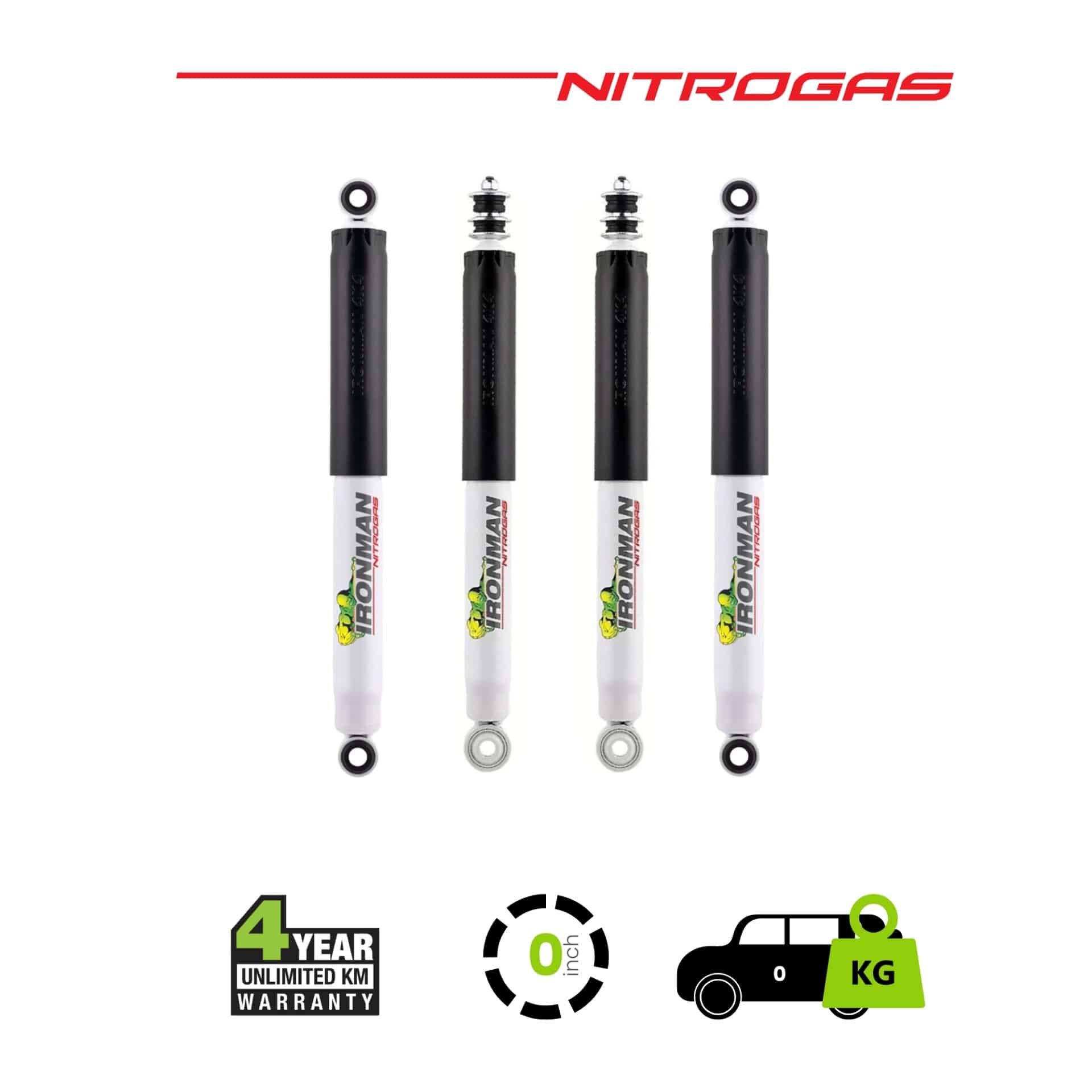 LC78 Nitrogas Suspension Kit Without Lift