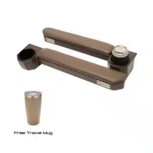 LC 70 Armrest Brown Full set (driver + passenger side)