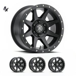 F-150/RAPTOR/EXPEDITION (17×8.50) 4 x REBOUND SATIN BLACK 6×135