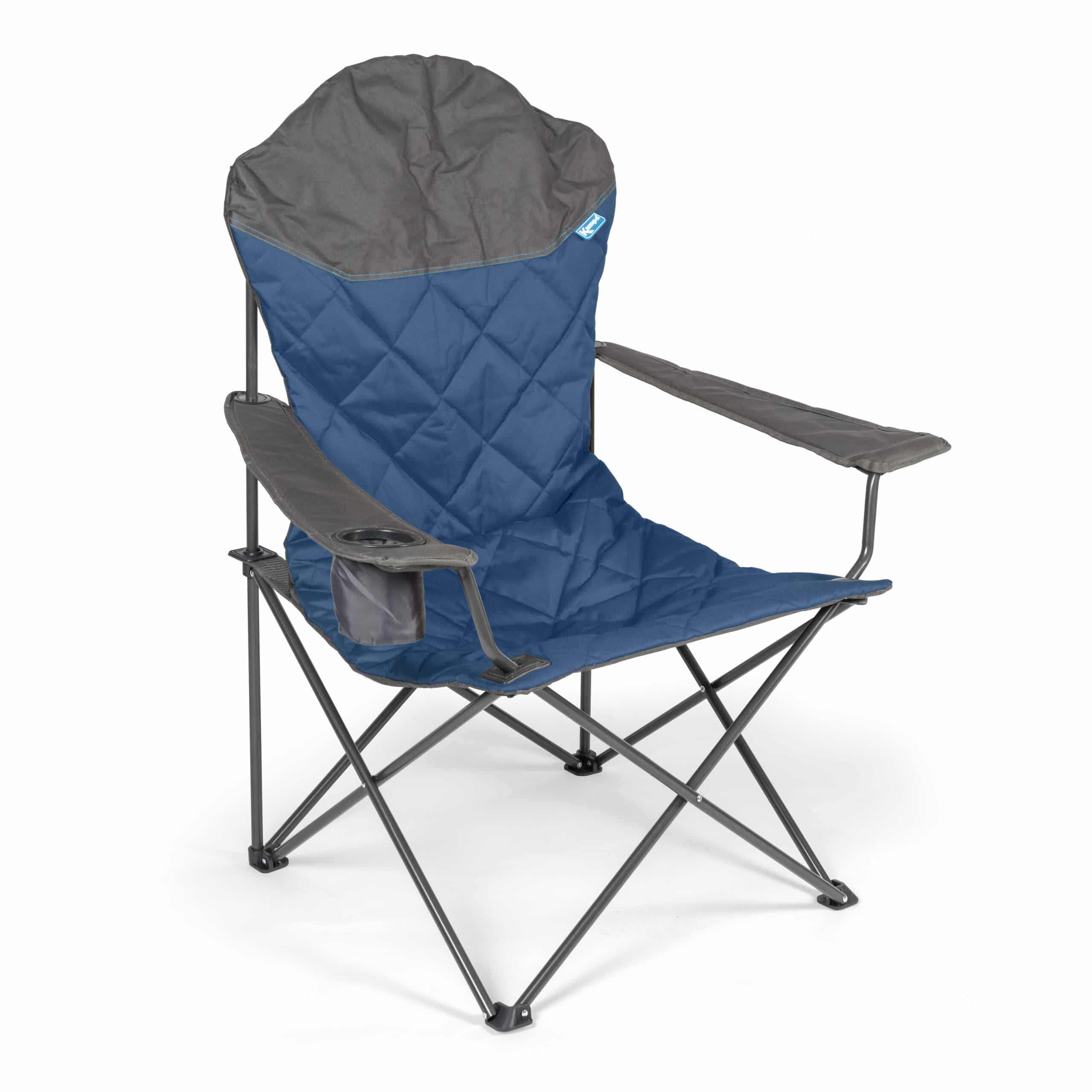 Kampa XL High Back Folding camping hi-back chair, Midnight