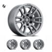 BRONCO (17x8.50) 4x VECTOR6 TITANIUM 6x5.5" (0 OFFSET)