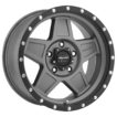 Pro Comp 35 Series Predator, 17x8.5 Wheel with 5 on 5 Bolt Pattern - Matte Graphite