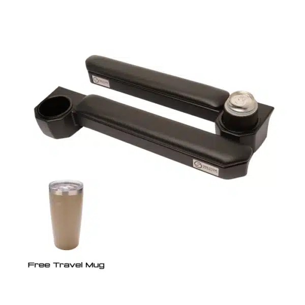 LC 70 Armrest Black Full set (driver + passenger side)