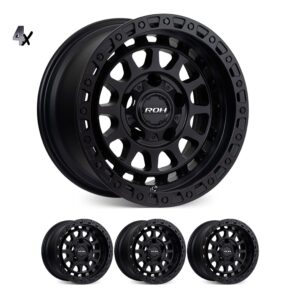 EVEREST (18X9) 4x MATT BLACK ASSAULT WHEELS (6/139) +25 OFFSET