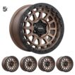 LC71/LC76/LC78/LC79 (17X9) 5x MATT BLACK BRONZE ASSAULT WHEELS (6/139) -12 / -59 OFFSET