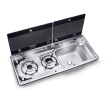 DOMETIC TWO-BURNER HOB AND SINK COMBO