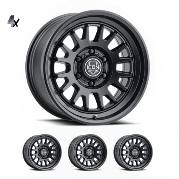 F-150 (17×8.5) 4x ANZA SATIN BLACK 6×135 +6 OFFSET