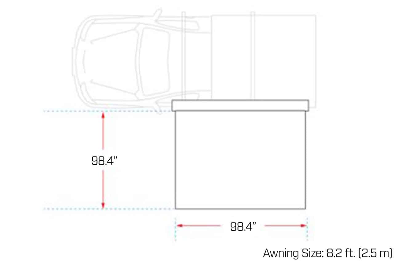 DELTAWING 90° AWNING
