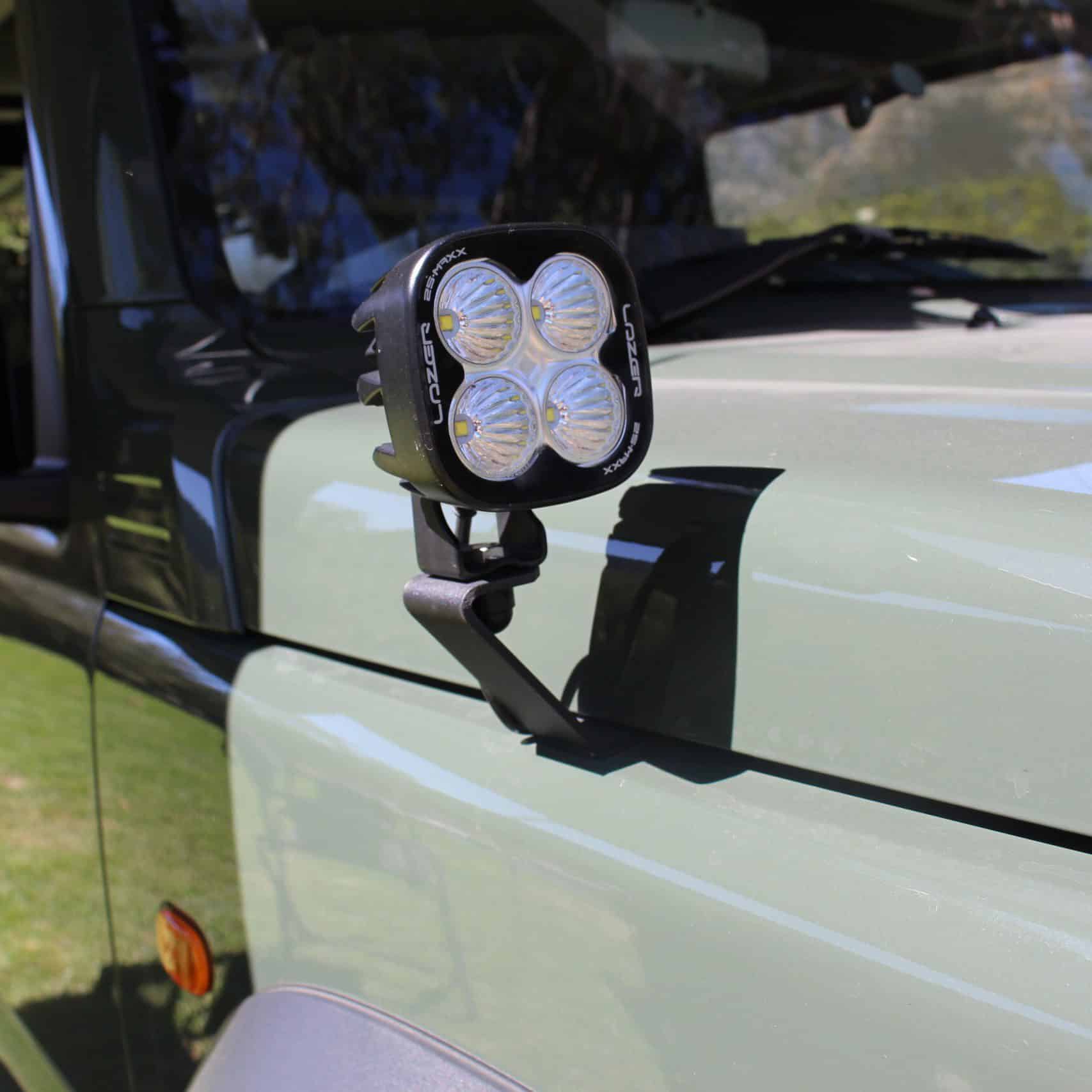 Jimny Bonnet Light Brackets