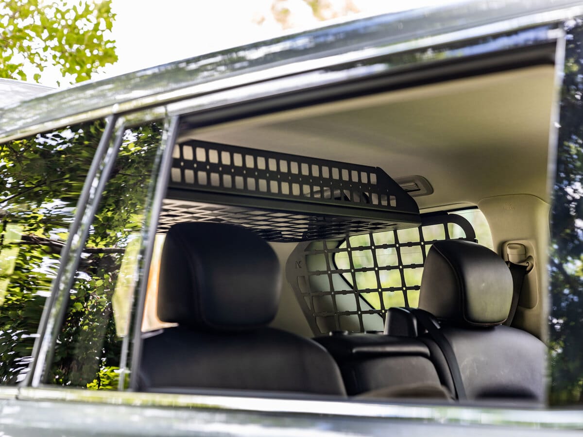 Standalone Rear Roof Shelf to suit Nissan Patrol Y62 [Large Side Molle Panels]
