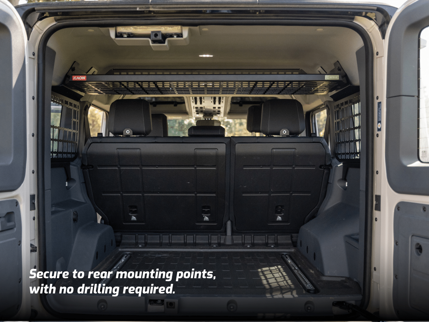 Standalone Rear Roof Shelf to suit Ineos Grenadier
