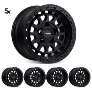 SILVERADO / SIERRA 1500 (17X9) RAID MATT BLACK BRONZE 4x ALLOY WHEELS (6/139) +12
