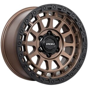 LC71/LC76/LC78/LC79 (16X9) 5x MATT BLACK BRONZE ASSAULT WHEELS (6/139) -12 / -59 OFFSET