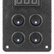 Carbon Switch Panel with USB and Digital Volt Me - Image 4