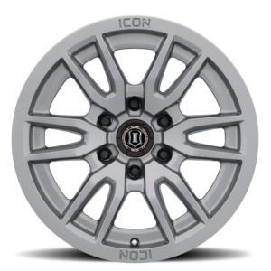 FJ/Prado/GX460/Hilux/Fortuner/4Runner/Pajero/Tacoma (17×8.5) 4x VECTOR6 TITANIUM 6×5.5 +25 OFFSET