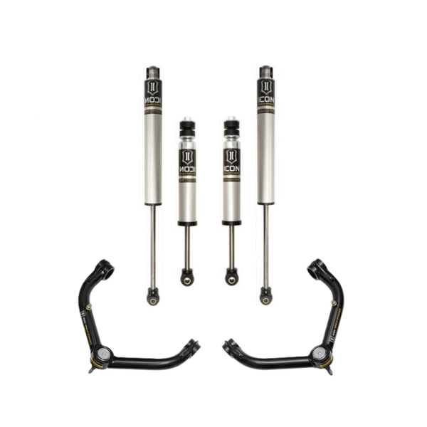 ICON 2001-10 GM 2500/3500 HD, 0-2” LIFT, FRONT & REAR, 2.0 VS SHOCK W/UCA