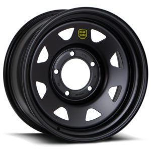 Hilux (17X9) 4x Blak Trak Steel wheels (6/139.7) +18 OFFSET
